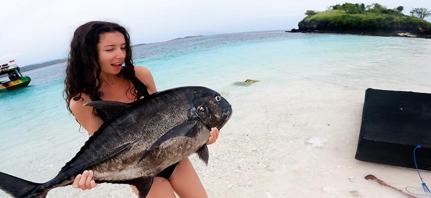 Рыбалка на необитаемых островах Бали